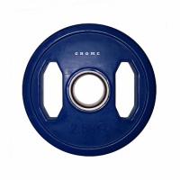 диск олимпийский d51мм grome fitness wp078-2,5 синий