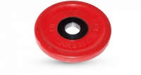 диск олимпийский d51мм евро-классик mb barbell mb-pltce 5 кг красный