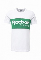футболка мужская reebok f archive stripe tee ak0407 бел/зел