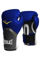 перчатки боксерские тренировочные everlast pro style elite 16 унций, синие