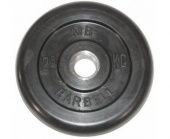 Диск обрезиненный barbell mb (металлическая втулка) 2.5 кг / диаметр 31 мм
