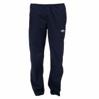 брюки сопртивные umbro stadium shower pants ветрозащитные 420213 (911) т.син/бел.