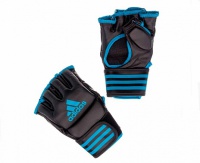 перчатки для смешанных единоборств adidas competition training черно-синие adicsg091