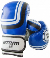 перчатки боксерские atemi ltb-16111, 14 унций l/xl, синие