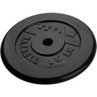 диск обрезиненный titan 31 мм 15 кг. черный