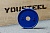 диск 2,0кг, каучуковый, тренировочный, синий yousteel